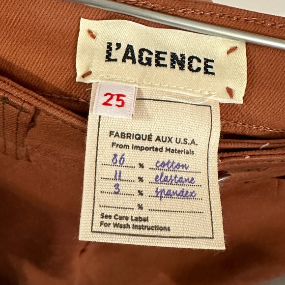 L'Agence Margot High Rise Coated Jean Size 25 NEW - Picture 8 of 10